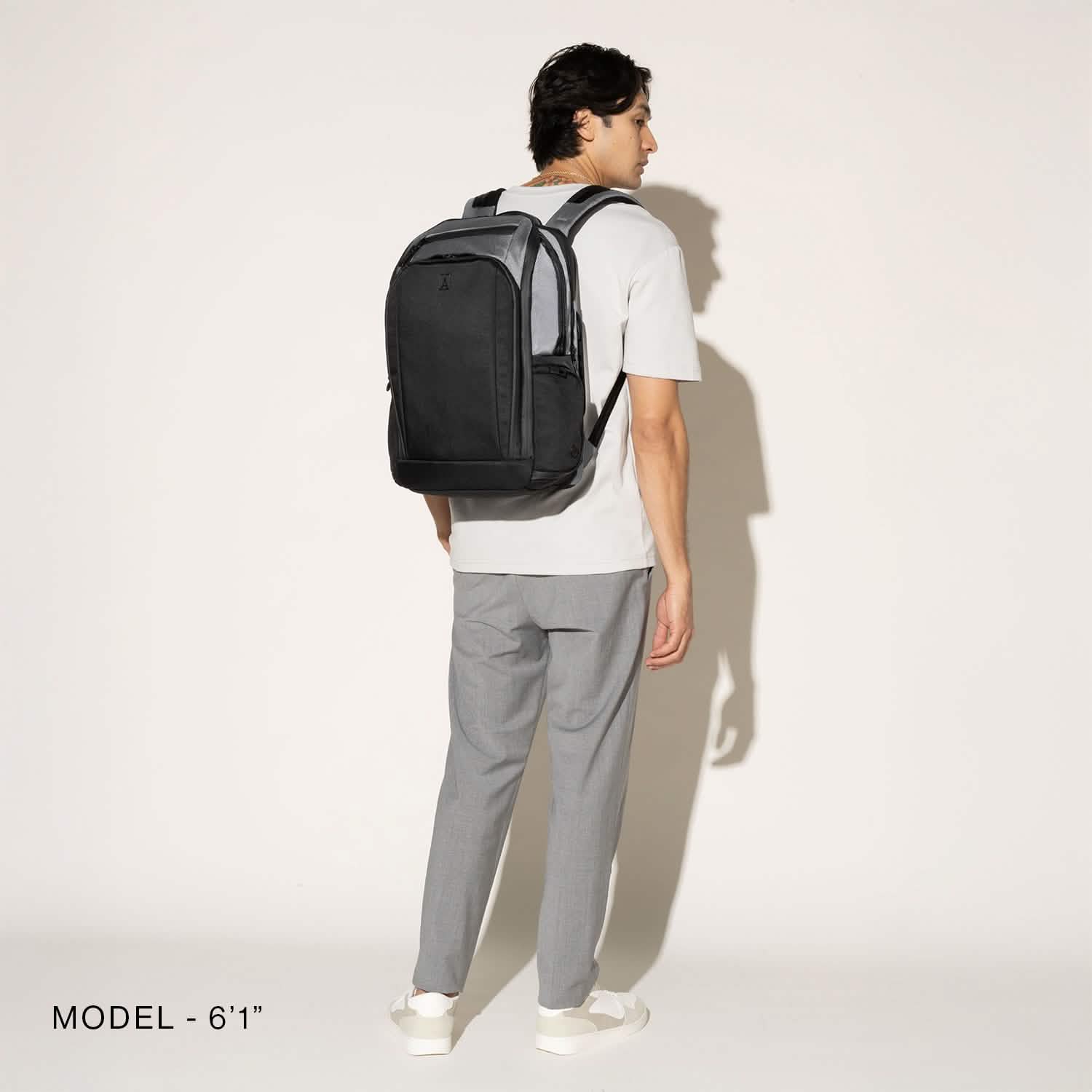 Altitude™ All-Purpose Full Expansion Laptop Backpack 24-34L- Stellar Navy Grey - Image 15
