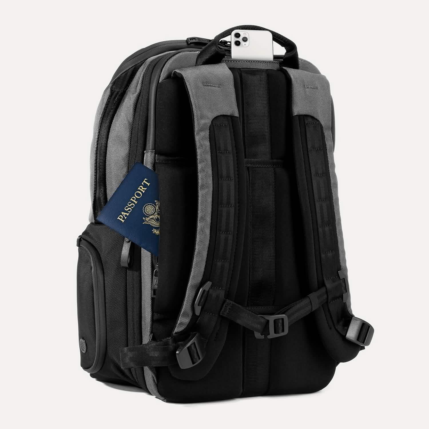 Altitude™ All-Purpose Full Expansion Laptop Backpack 24-34L- Stellar Navy Grey - Image 17