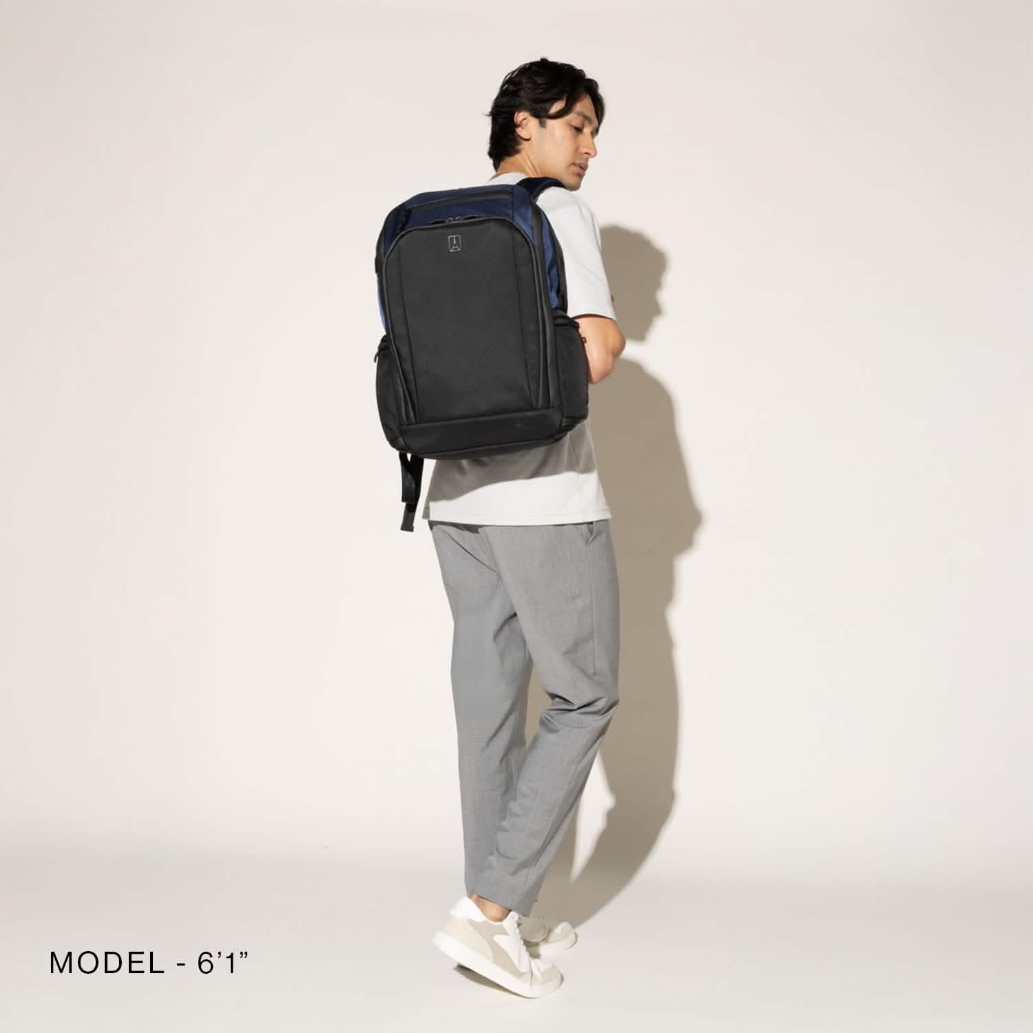 Altitude™ All-Purpose Full Expansion Laptop Backpack 24-34L- Stellar Navy Grey - Image 24