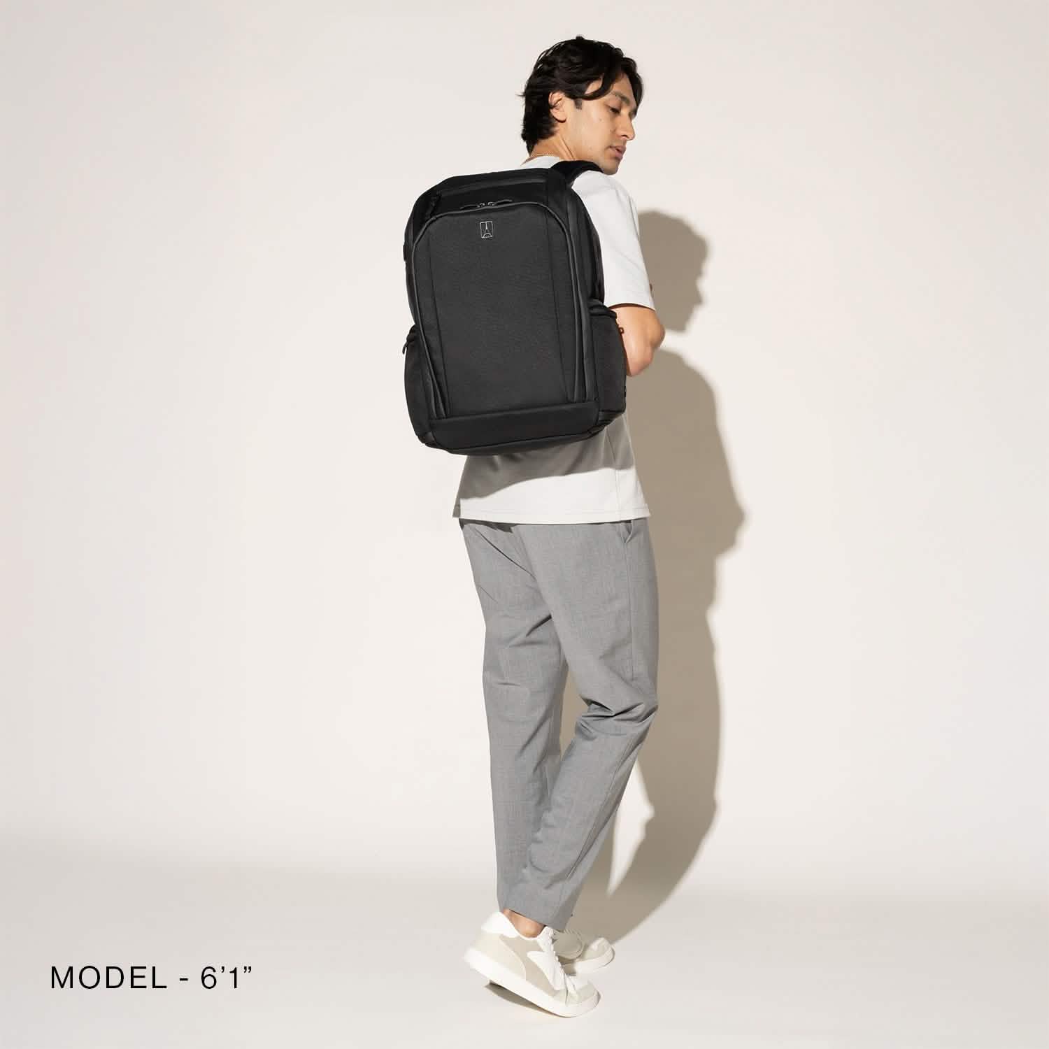 Altitude™ All-Purpose Full Expansion Laptop Backpack 24-34L- Stellar Navy Grey - Image 6