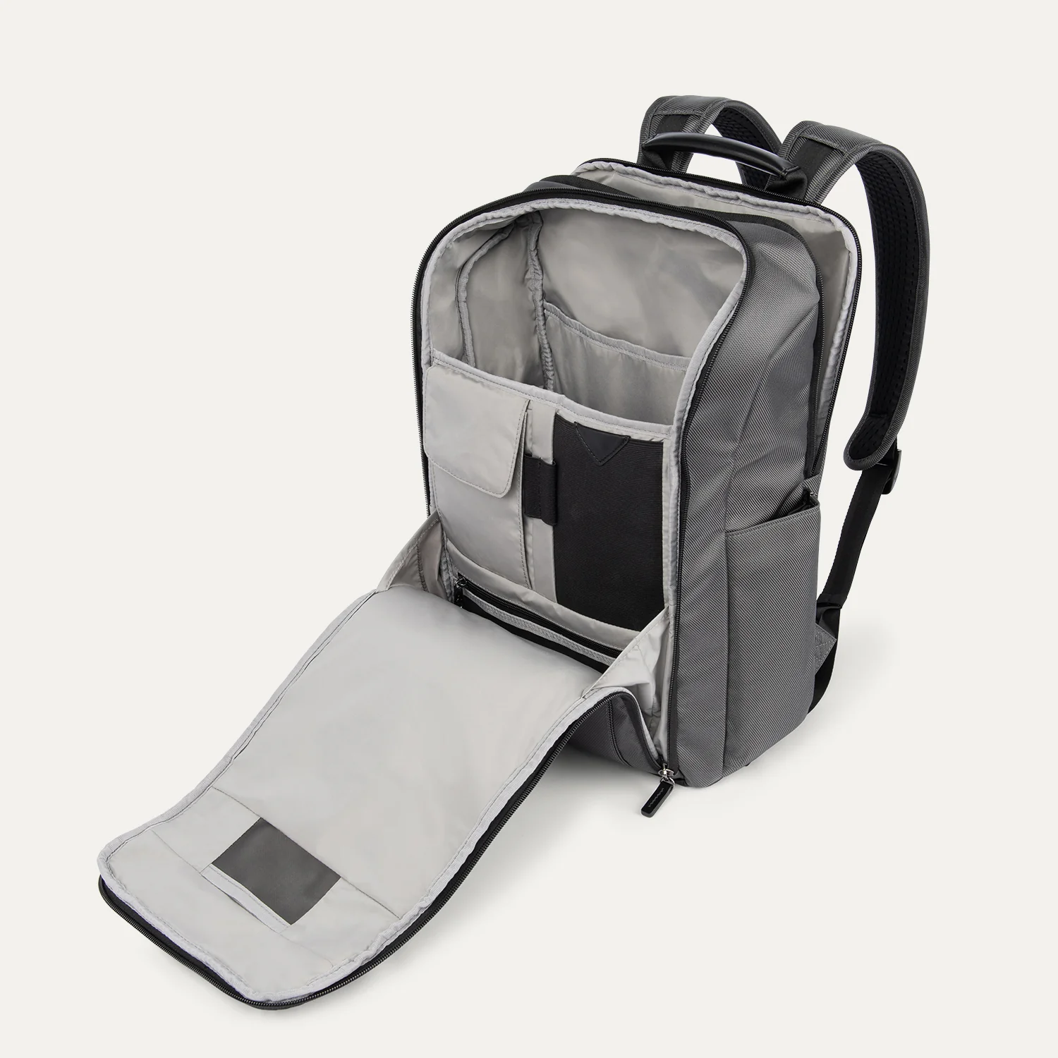Crew™ Executive Choice™ 3 Slim Laptop Backpack- Titanium Grey - Image 19