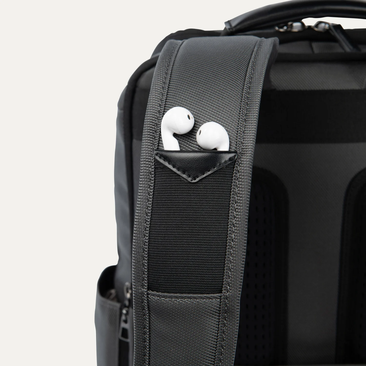 Crew™ Executive Choice™ 3 Slim Laptop Backpack- Titanium Grey - Image 22